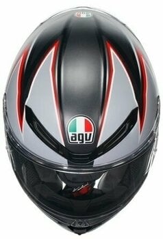 Helmet AGV K6 S Flash Matt Black/Grey/Red L Helmet - 6
