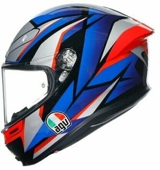 Kypärä AGV K6 S Slashcut Black/Blue/Red S Kypärä - 2