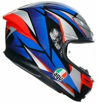 Helmet AGV K6 S Slashcut Black/Blue/Red XL Helmet - 4