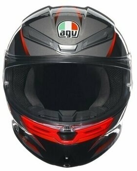 Helmet AGV K6 S Slashcut Black/Grey/Red L Helmet - 3