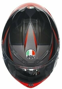 Helm AGV K6 S Slashcut Black/Grey/Red L Helm - 6