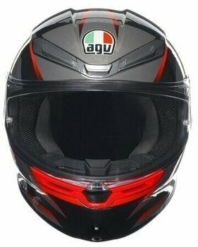 Helmet AGV K6 S Slashcut Black/Grey/Red M Helmet - 3