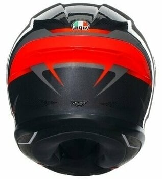 Helmet AGV K6 S Slashcut Black/Grey/Red M Helmet - 7