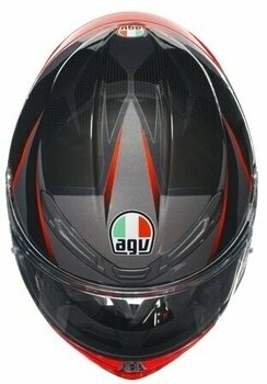 Bukósisak AGV K6 S Slashcut Black/Grey/Red S Bukósisak - 6