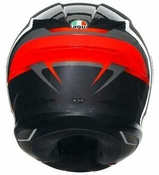 Helmet AGV K6 S Slashcut Black/Grey/Red XL Helmet - 7