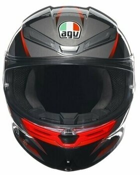 Kypärä AGV K6 S Slashcut Black/Grey/Red XS Kypärä - 3