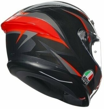 Casque AGV K6 S Slashcut Black/Grey/Red XS Casque - 5