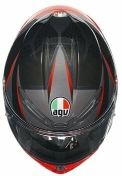 Helm AGV K6 S Slashcut Black/Grey/Red 2XL Helm - 6