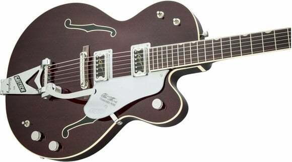 Guitare semi-acoustique Gretsch G6119T-62 Professional Select Edition '62Tennessee Rose RW Dark Cherry Stain - 4