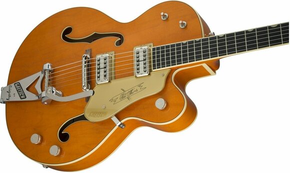 Jazz kitara (polakustična) Gretsch G6120T-59GE Vintage Select Edition '59 Chet Atkins Vintage Orange - 4