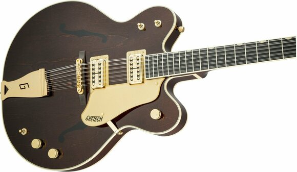 Semi-Acoustic Guitar Gretsch Vintage Select Edition '62 Chet Atkins Country Gentleman Walnut - 4