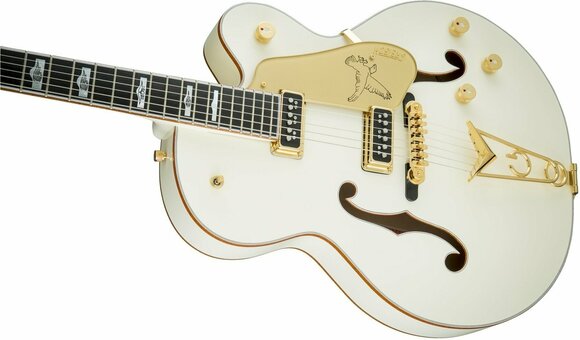 Chitară semi-acustică Gretsch G6136T-55GE Vintage Select Edition '55 White Falcon Vintage White - 3