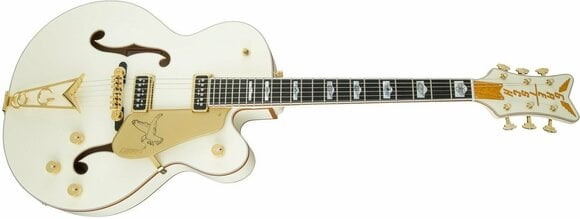Halbresonanz-Gitarre Gretsch G6136T-55GE Vintage Select Edition '55 White Falcon Vintage White - 5