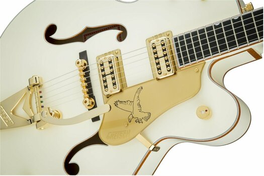 Halvakustisk guitar Gretsch G6136T-59GE Vintage Select Edition '59 White Falcon Vintage White - 6