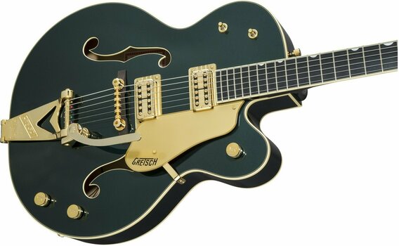 Halbresonanz-Gitarre Gretsch G6196 Vintage Select Edition Country Club Cadillac Green - 4