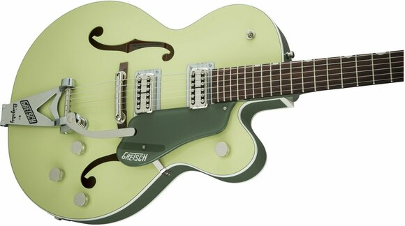 Semiakustická kytara Gretsch G6118T-SGR Professional Players Edition Anniversary RW 2-Tone Smoke Green - 4