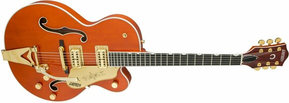Halvakustisk guitar Gretsch G6120T Professional Players Edition Nashville EB Orange Stain - 5