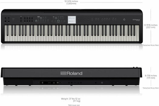 Cyfrowe stage pianino Roland FP-E50 Cyfrowe stage pianino - 7