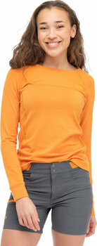 Termounderkläder Bergans Cecilie Wool Long Sleeve Women Cloudberry Yellow/Lush Yellow XS Termounderkläder - 2