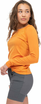 Lämpöalusvaatteet Bergans Cecilie Wool Long Sleeve Women Cloudberry Yellow/Lush Yellow XS Lämpöalusvaatteet - 5