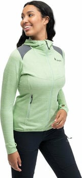 Bluza outdoorowa Bergans Rabot Active Mid Hood Jacket Women Light Jade Green XS Bluza outdoorowa - 3