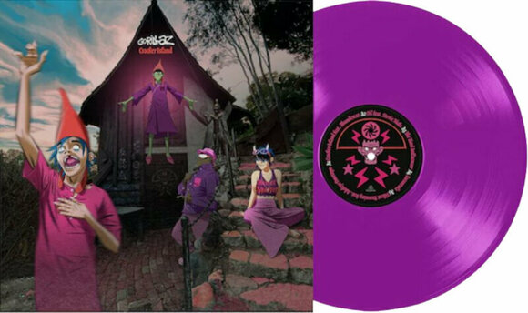 Disco de vinilo Gorillaz - Cracker Island (Indie) (Purple Coloured) (LP) - 2