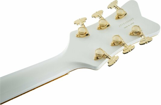 Halvakustisk guitar Gretsch G6136TLH-WHT Players Edition White Falcon LH hvid - 7