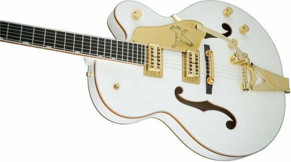 Semi-akoestische gitaar Gretsch G6136T Players Edition White Falcon Wit - 3