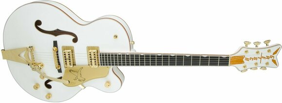 Semi-akoestische gitaar Gretsch G6136T Players Edition White Falcon Wit - 5