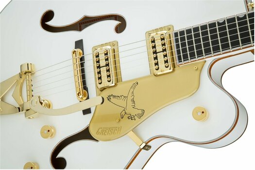 Halbresonanz-Gitarre Gretsch G6136T Players Edition White Falcon Weiß - 6