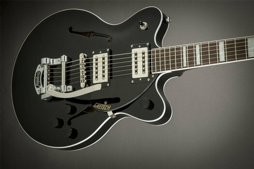 Guitare semi-acoustique Gretsch G2655T Streamliner Center-Block Junior Double Cutaway with Bigsby, Black - 4