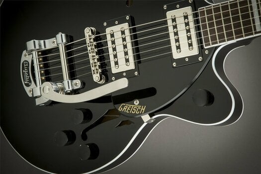 Semi-Acoustic Guitar Gretsch G2655T Streamliner Center-Block Junior Double Cutaway with Bigsby, Black - 6