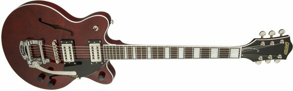 Semi-Acoustic Guitar Gretsch G2655T Streamliner Center-Block Junior Double Cutaway with Bigsby, Walnut Stain - 4