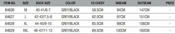 Rybárske prsačky / Brodiace nohavice DAM Dryzone Breathable Chest Wader Stockingfoot Grey/Black 2XL - 4