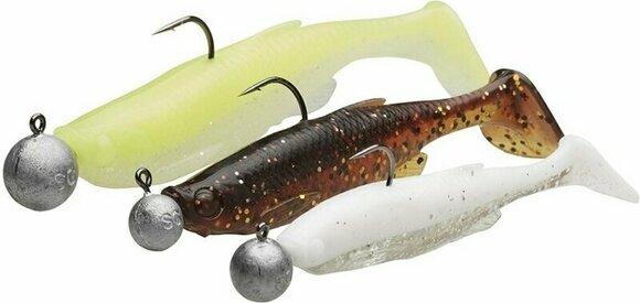 Esca siliconica Savage Gear Fat Minnow T-Tail Kit Mixed Colors 10,5 cm-7,5 cm-9 cm 5 g-7,5 g-10 g-12,5 g - 3