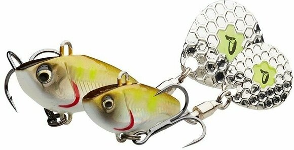 Vobler Savage Gear Fat Tail Spin (NL) Dirty Silver 5,5 cm 6,5 g - 2
