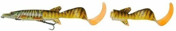 Isca de borracha Savage Gear 3D Hybrid Pike Lemon Pike 17 cm 47 g - 2