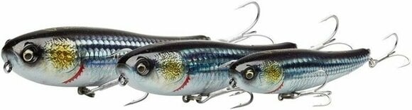 Isca nadadeira Savage Gear Bullet Mullet White Candy 10 cm 17,3 g - 2
