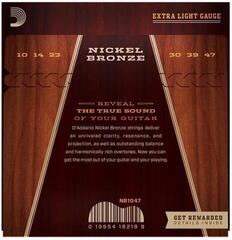 Струни за акустична китара D'Addario NB1047 Струни за акустична китара - 1