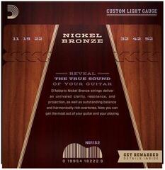 Akusztikus gitárhúrok D'Addario NB1152 Akusztikus gitárhúrok - 1