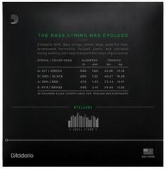 Strune za bas kitaro D'Addario NYXL4095 Strune za bas kitaro - 1