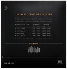 Bass guitar strings D'Addario NYXL50105 Bass guitar strings - 1