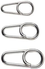 Clip de pesca, pinza, mosquetón giratorio Savage Gear Custom Salt Splitring Snaps M - 1