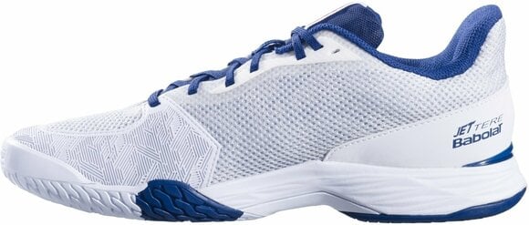Men´s Tennis Shoes Babolat Jet Tere All Court Men White/Estate Blue 42,5 Men´s Tennis Shoes - 3