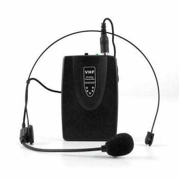 Джобна безжична система Auna VHF-4 V3 Wireless Microphone Set 2 Headset 2 Handheld - 4