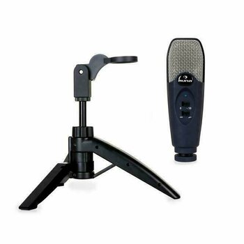 USB Microphone Auna Precision Condenser Microphone USB Tripod Navy Blue - 3