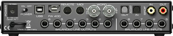 USB audio převodník - zvuková karta RME Fireface UCX - 3