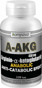 Anabolizér a predtréningový stimulant Kompava Arginine A-AKG 120 Capsules Anabolizér a predtréningový stimulant - 2