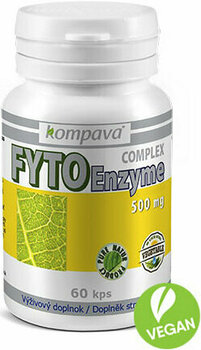 Andra kosttillskott Kompava FYTO Enzyme Complex 60 Capsules Andra kosttillskott - 2