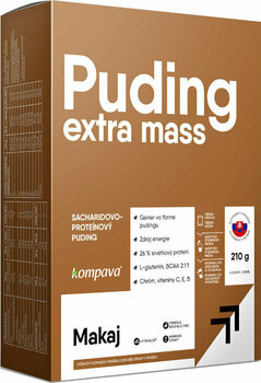 Sacharidy a gainery Kompava Extra Mass Pudding Čokoláda 6x35 g Sacharidy a gainery - 2